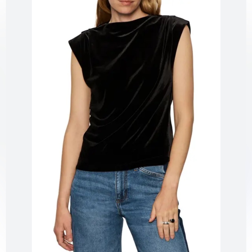 Joe Fresh Women's Black Sleeveless Blouse